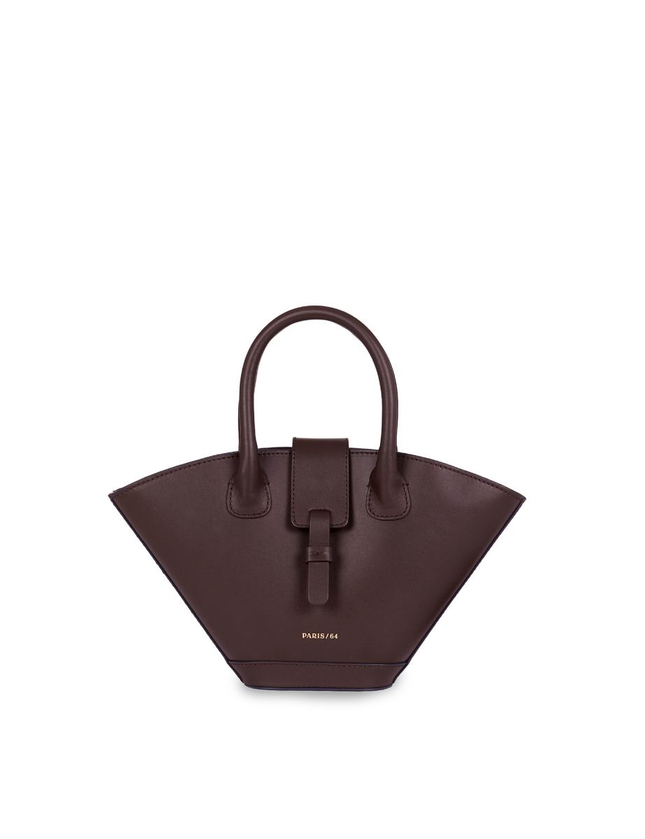 PARIS/64 Mini Lumière ハンドバッグ Mini Lumière Brown Bag by PARIS/64