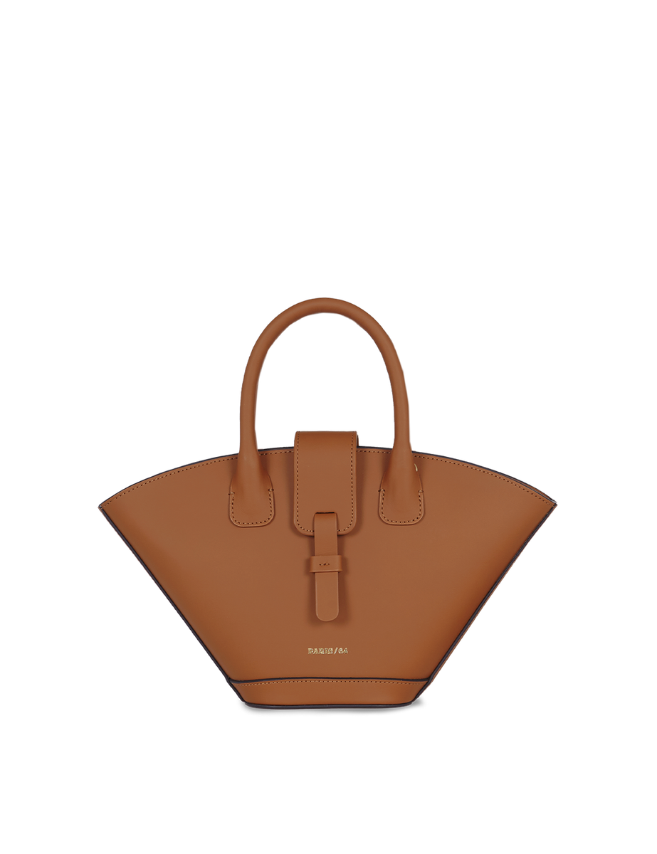 極美品 PARIS/64 ミニルミエール レザー バッグ キャラメル 保存袋付 Mini Lumière Caramel by PARIS/64