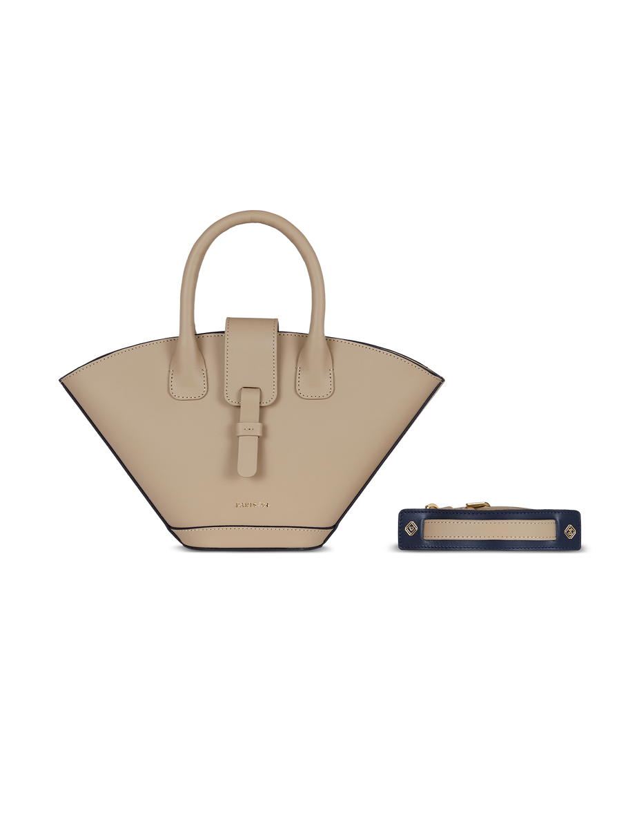 Bolso Mini Lumière Taupe by PARIS/64