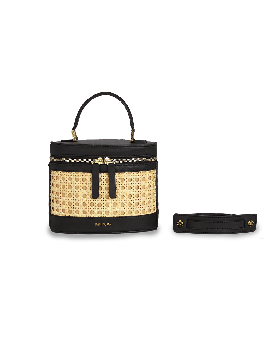 Prismatic Ratán & Black Bag by PARIS/64