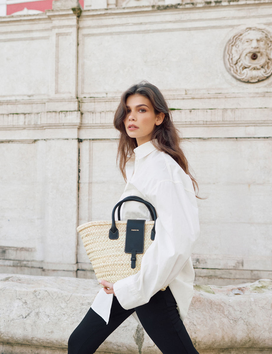 Oh Là Là Black Basket Bag by PARIS/64