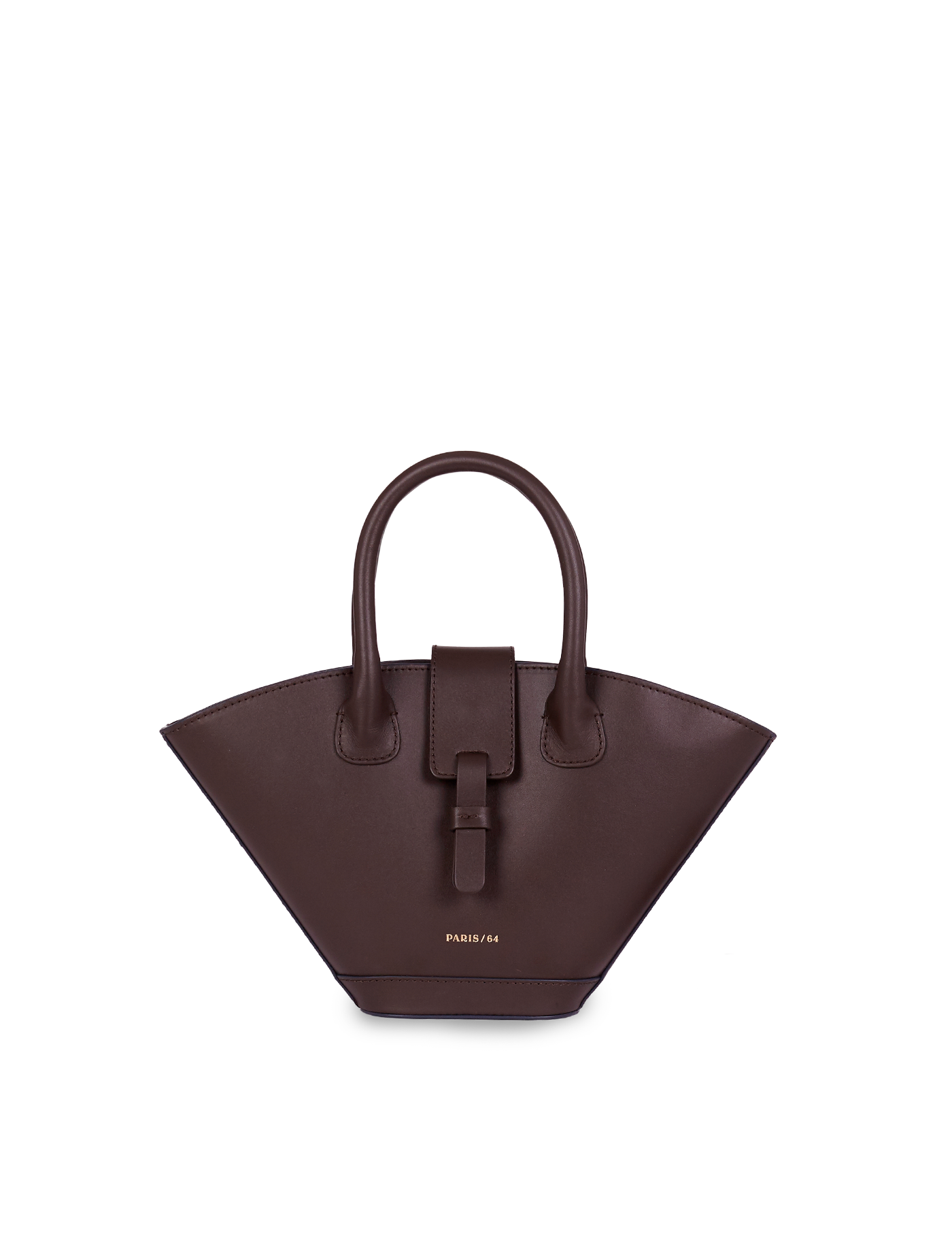 PARIS/64 Mini Lumière ハンドバッグ Mini Lumière Brown Bag by PARIS/64