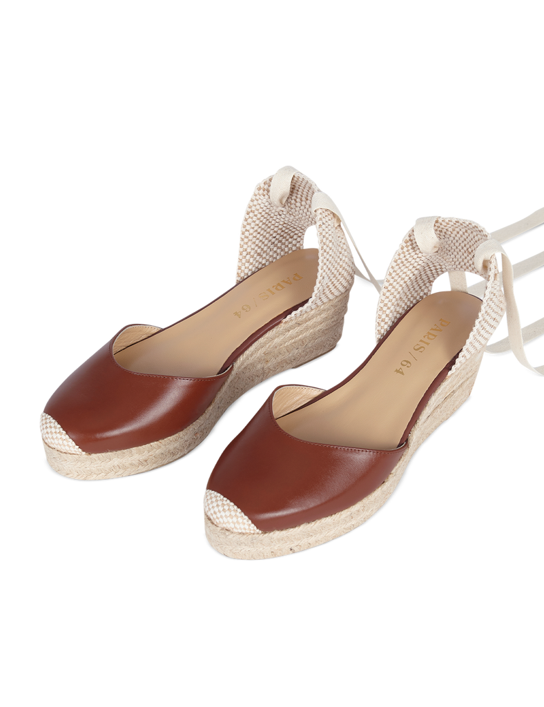 Alpargata Mini Bianca Chocolate 5cm - PARIS/64