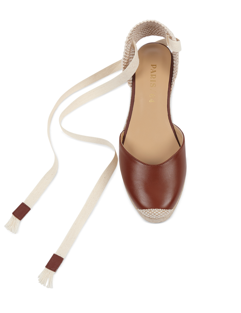 Alpargata Mini Bianca Chocolate 5cm - PARIS/64