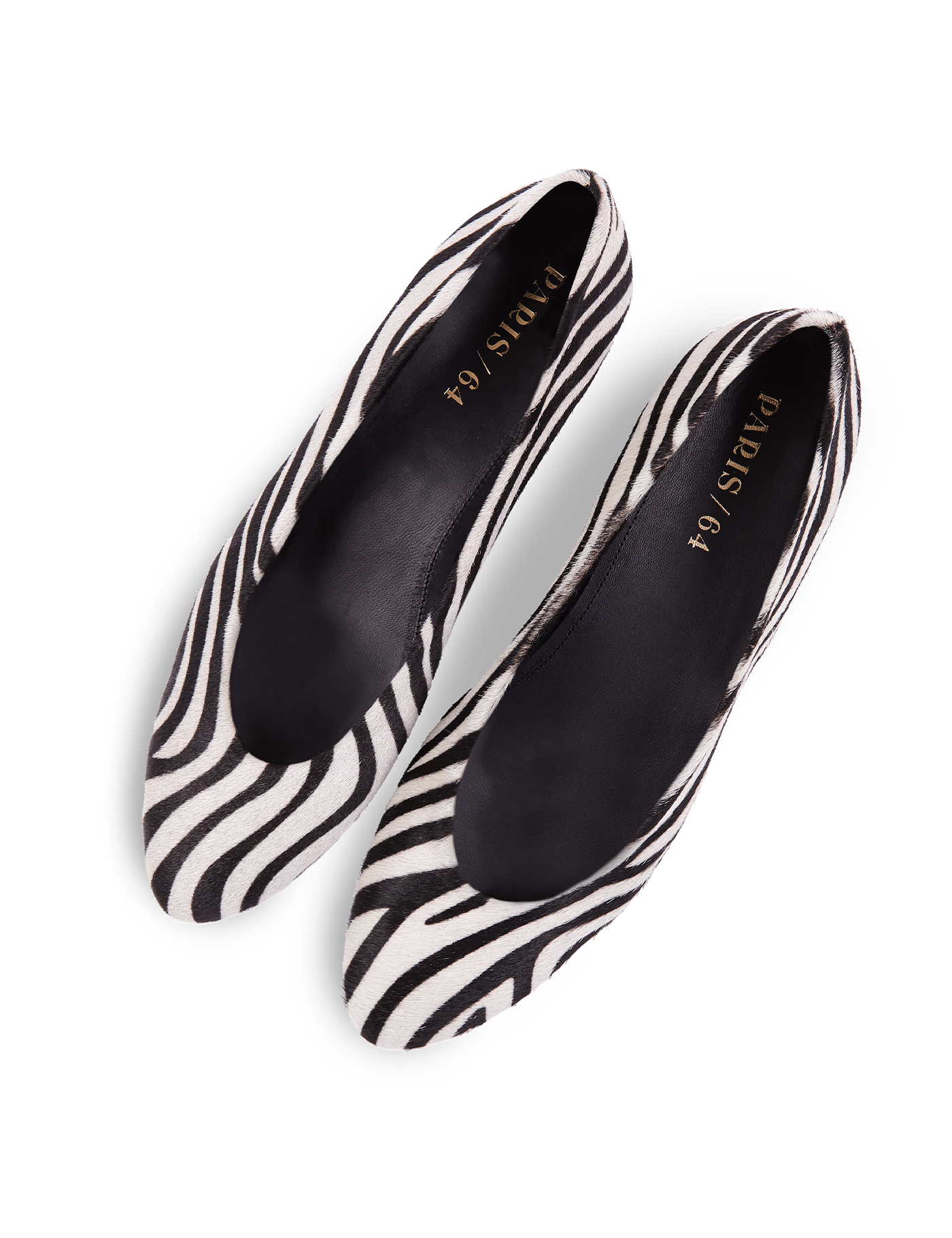 Alice Zebra Ballet Flats by PARIS/64