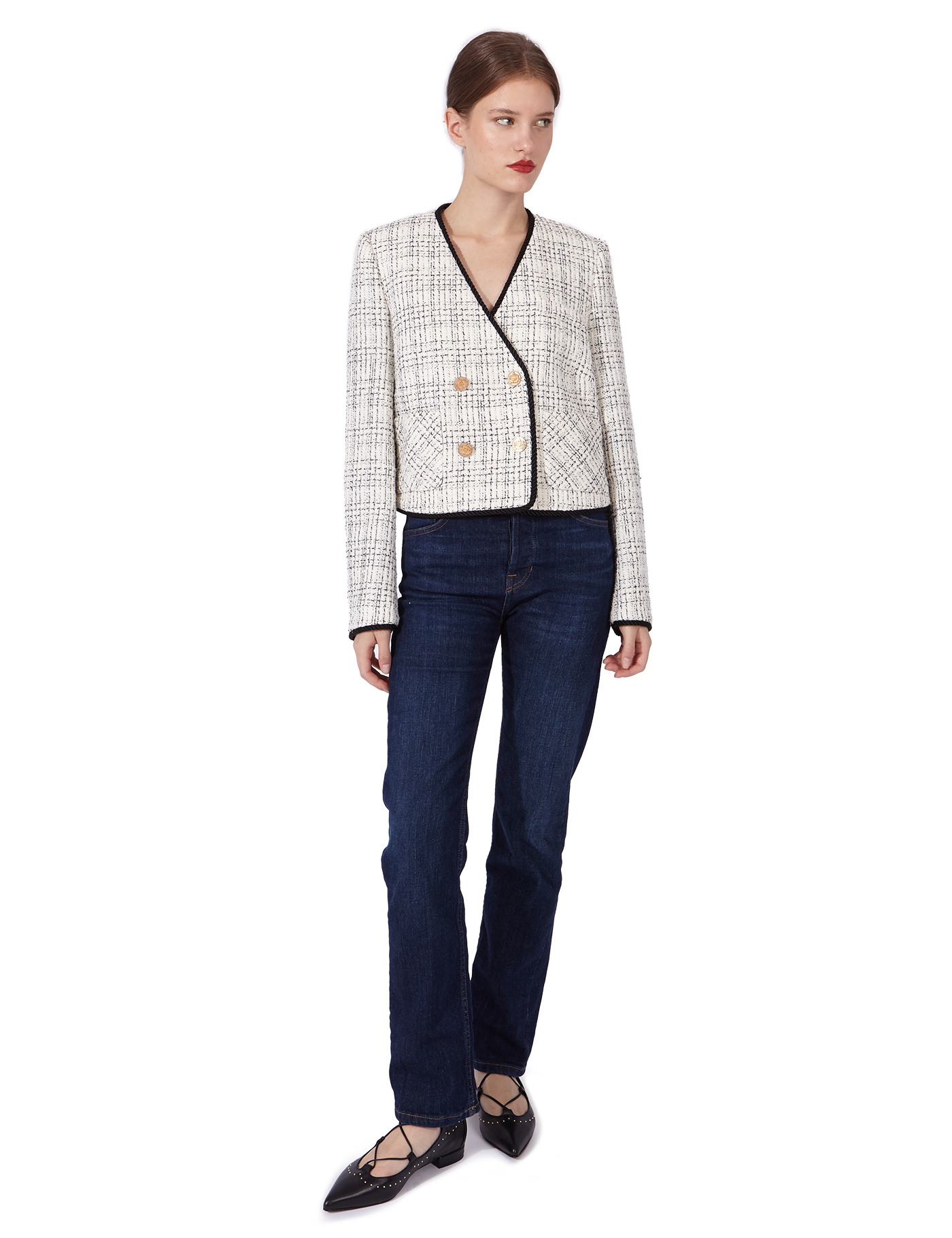 Blazer Helen Tweed Beige by PARIS/64