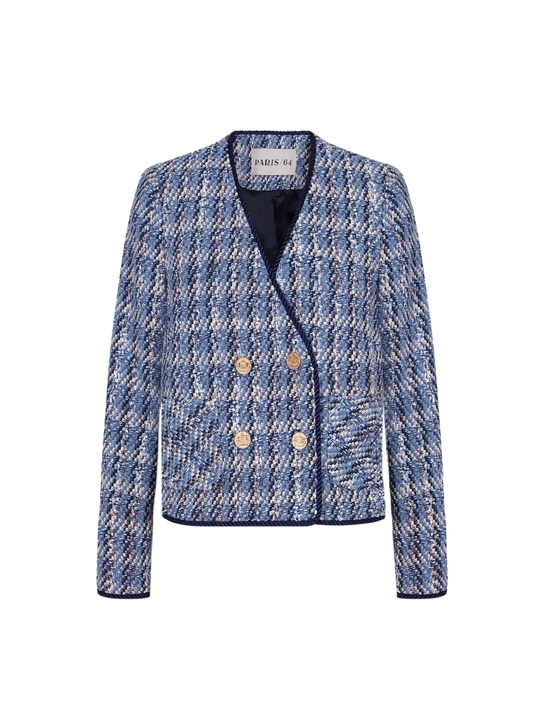 Blazer Helen Tweed Blue PARIS/64