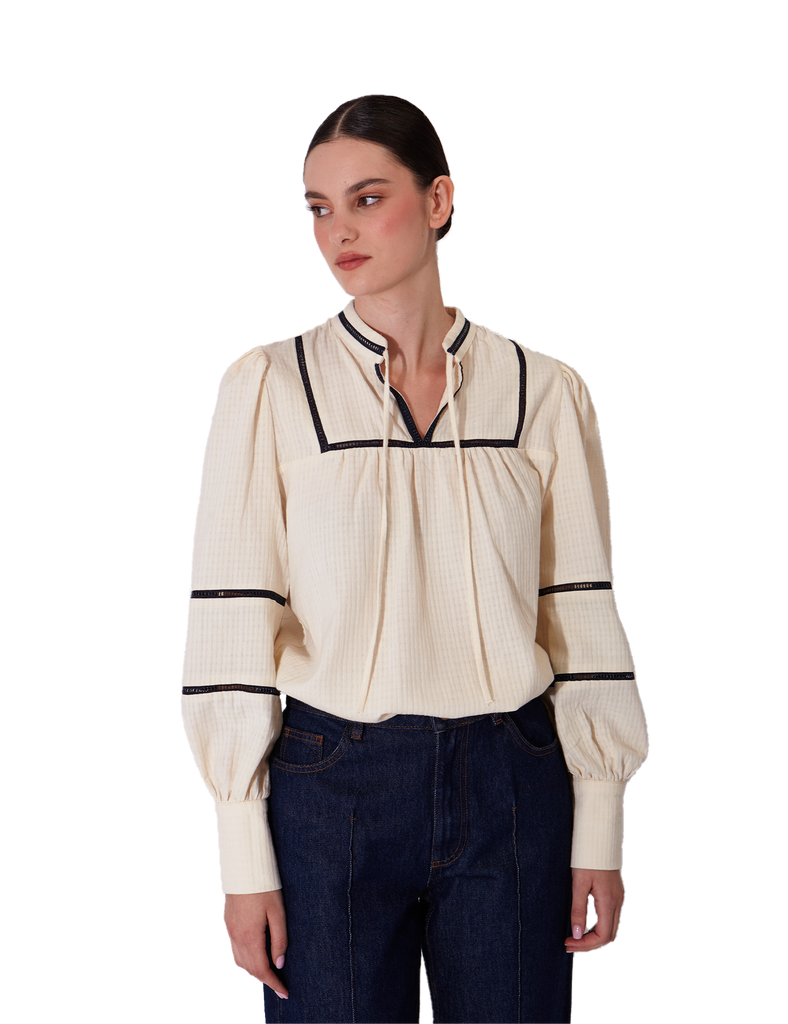 Blusa Brigitte Cream - PARIS/64