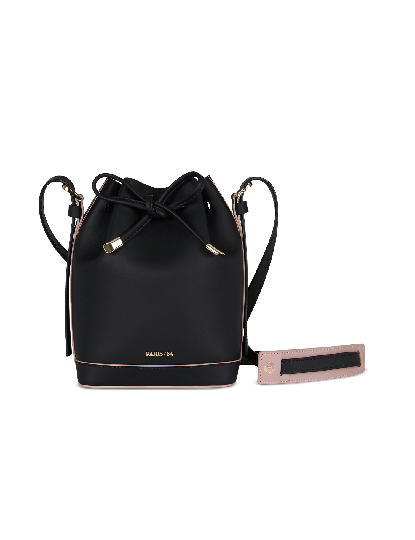 PARIS/64 Baby Always Ratán & Black Babty Always Bag Black by PARIS/64