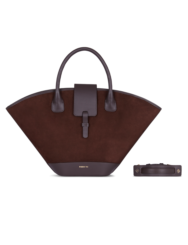 Bolso Lumière Ante Cacao & Brown PARIS/64