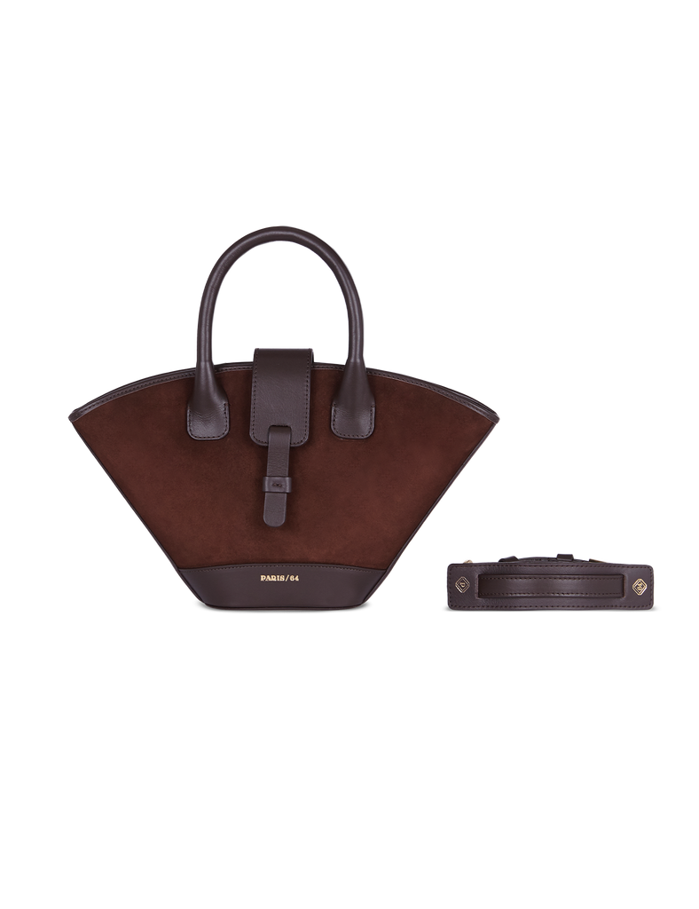 Bolso Mini lumière Ante Cacao & Brown PARIS/64