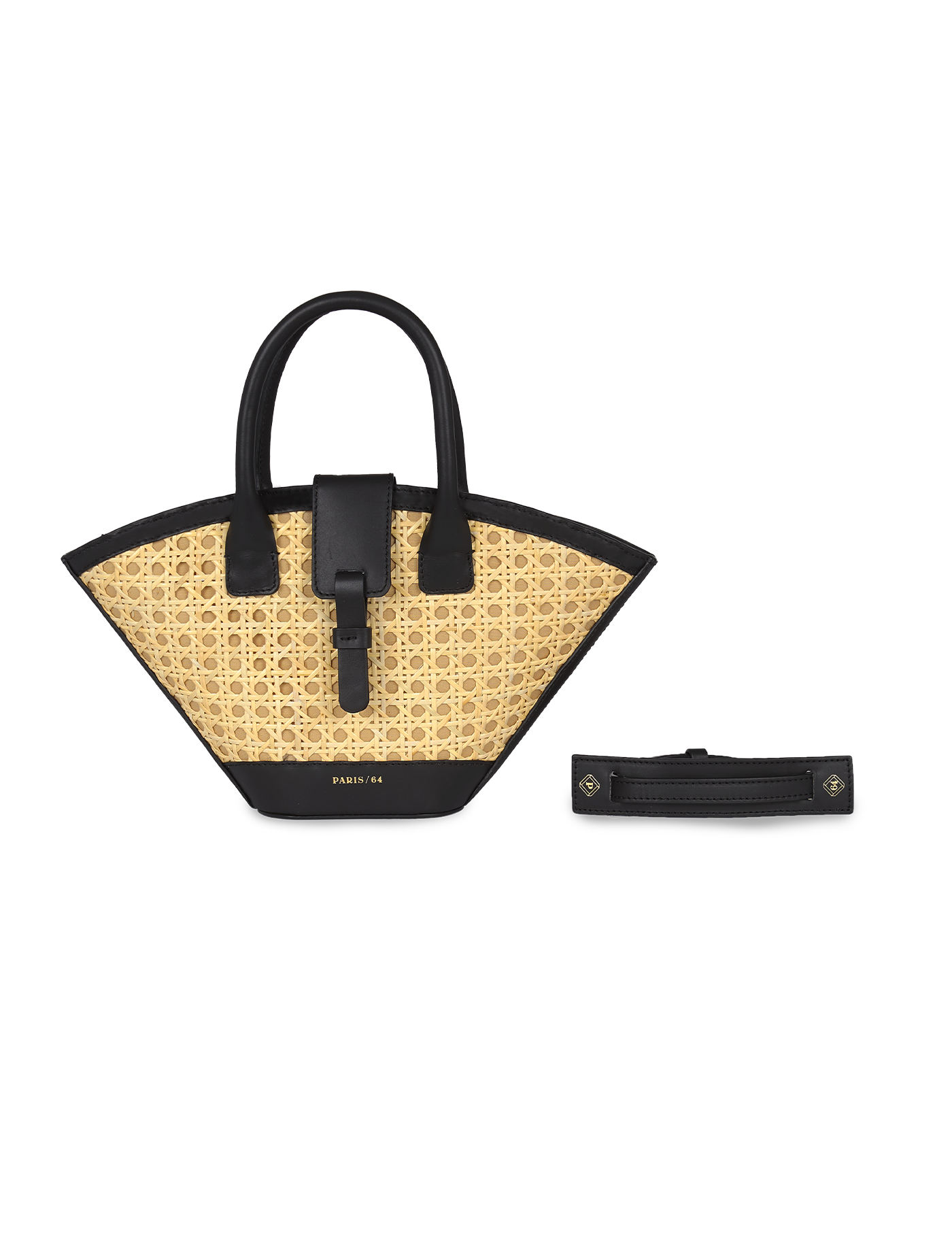 Mini Lumière Ratán & Black Bag by PARIS/64 Mini Lumière Ratán & Black Bag by PARIS/64
