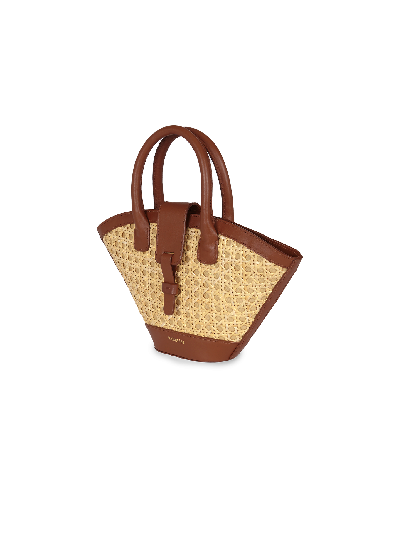 Mini Lumière Ratán & Chocolate Bag by PARIS/64
