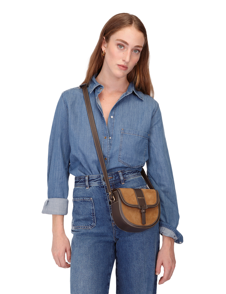 Bolso Mini Windsor Ante Brandy & Brown PARIS/64