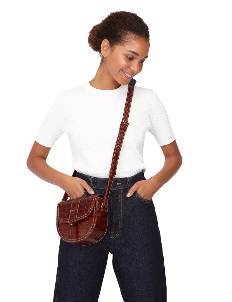 Bolso Mini Windsor Coco Cognac - PARIS/64