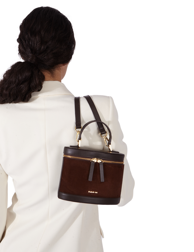 Bolso Prismatic Ante Cacao & Brown PARIS/64