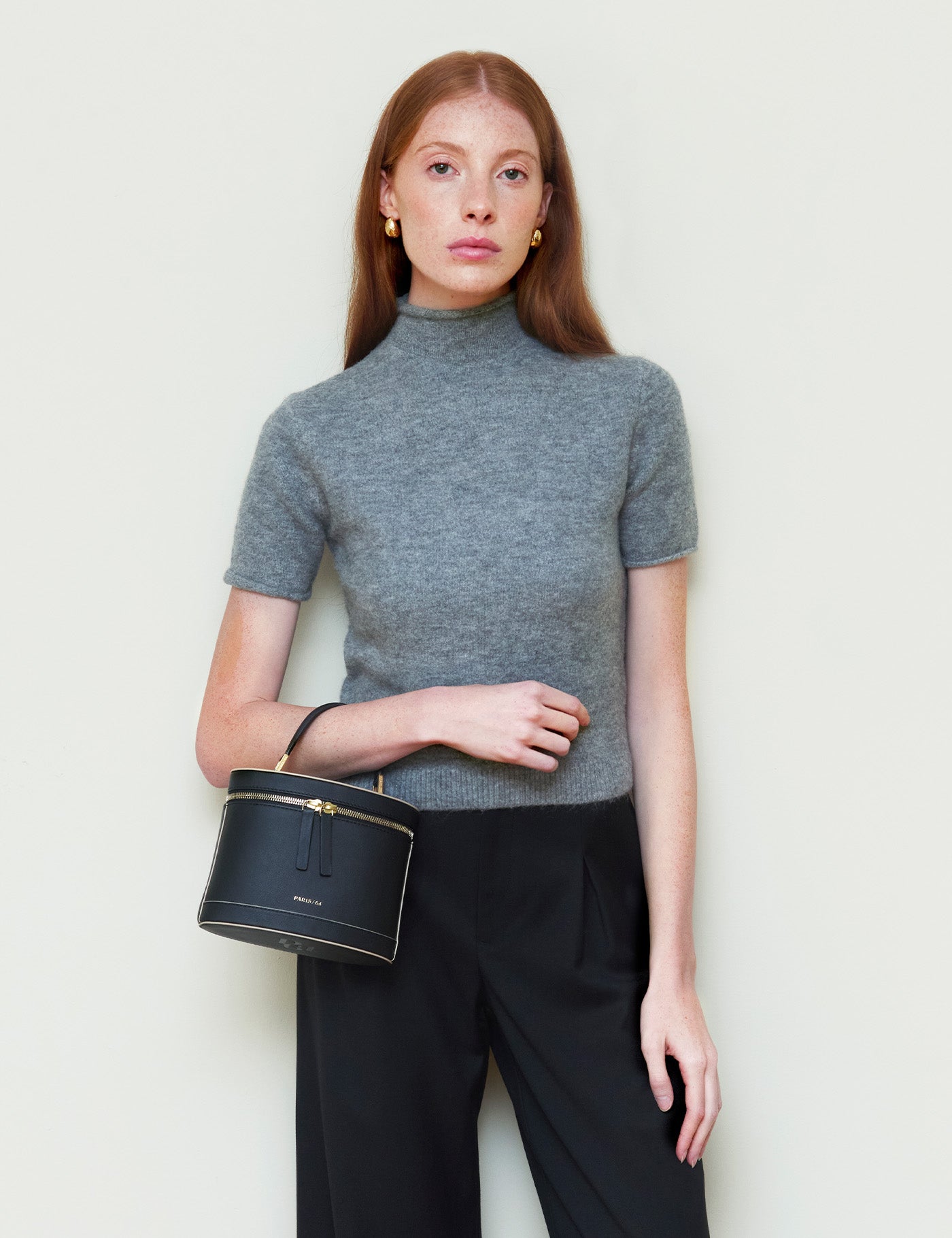 トップス PARIS bolso-prismatic-black-