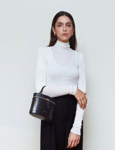 Bolso Prismatic Coco Black by PARIS/64