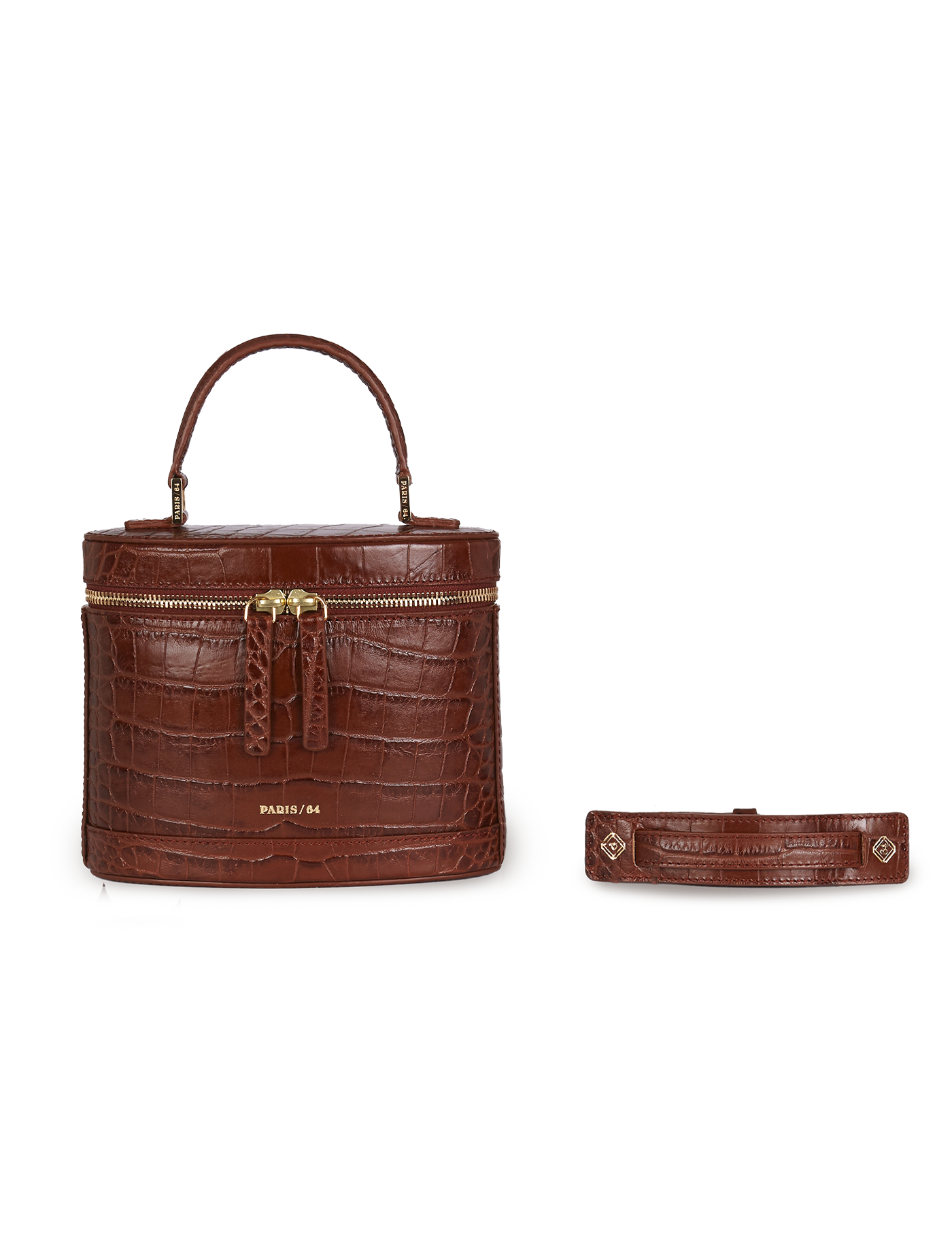 Prismatic Coco Cognac Bag by PARIS/64 Prismatic Coco Cognac Bag by PARIS/64