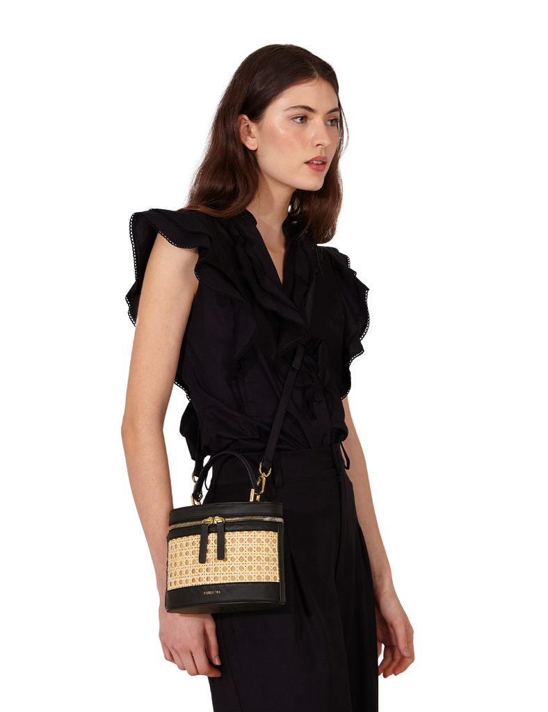 Bolso Prismatic Ratán & Black - PARIS/64