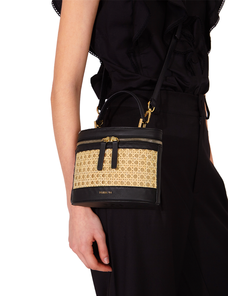 Bolso Prismatic Ratán & Black - PARIS/64