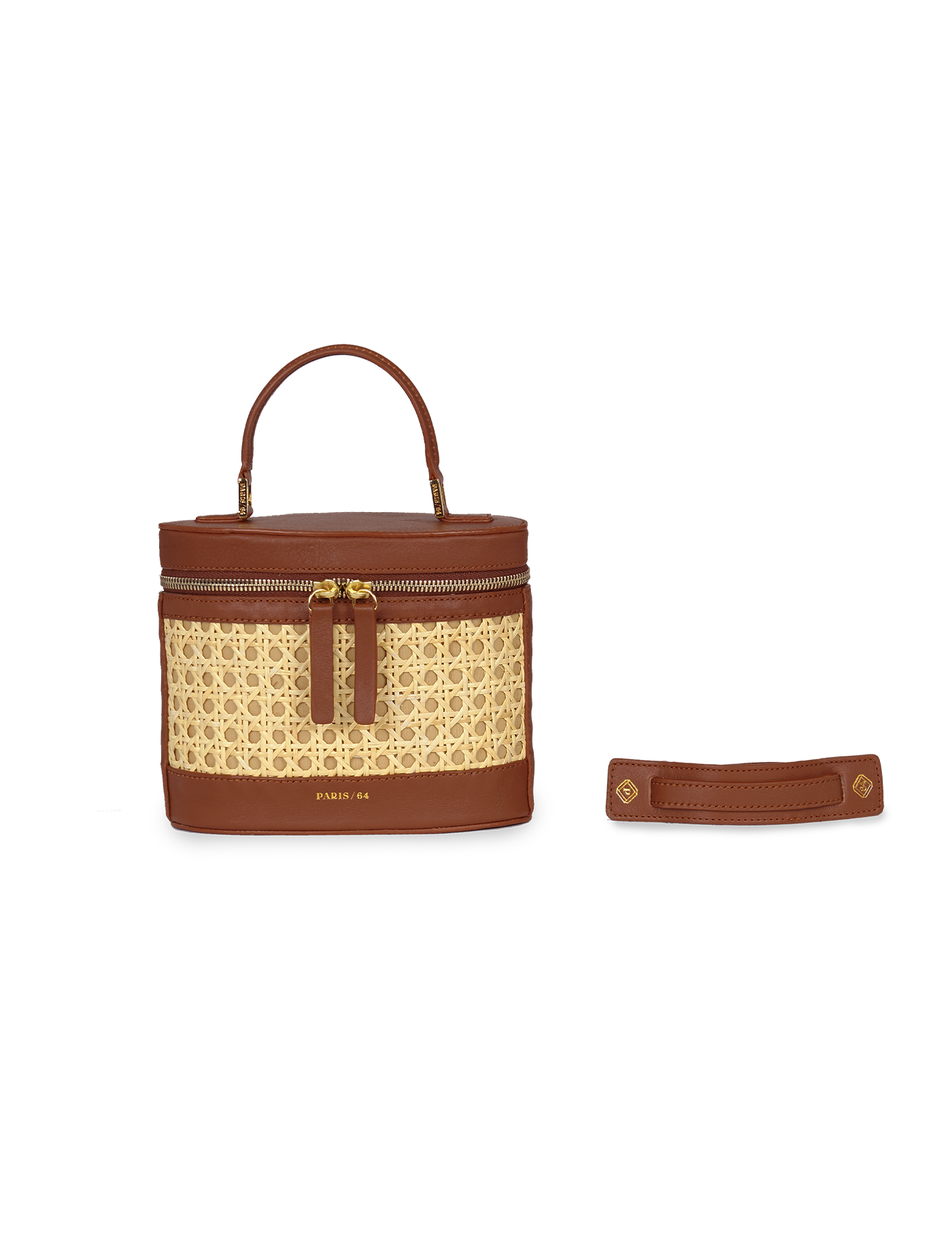 Prismatic Ratán & Chocolate Bag by PARIS/64 Prismatic Ratán & Chocolate Bag by PARIS/64