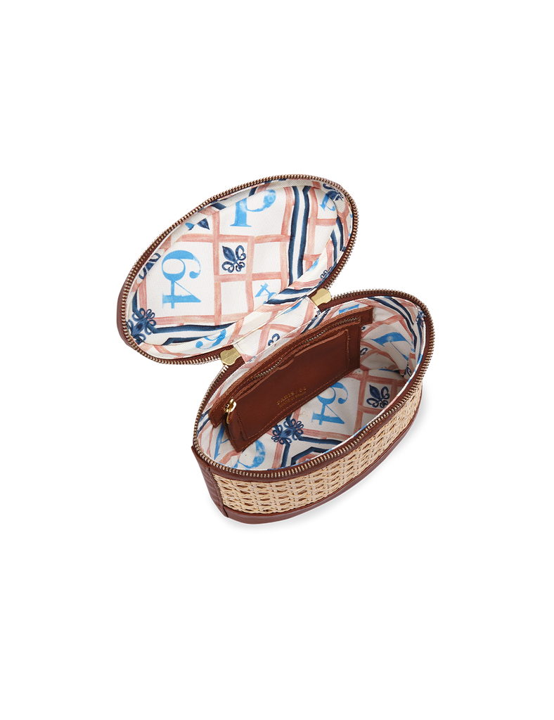 Bolso Prismatic Ratán & Chocolate - PARIS/64