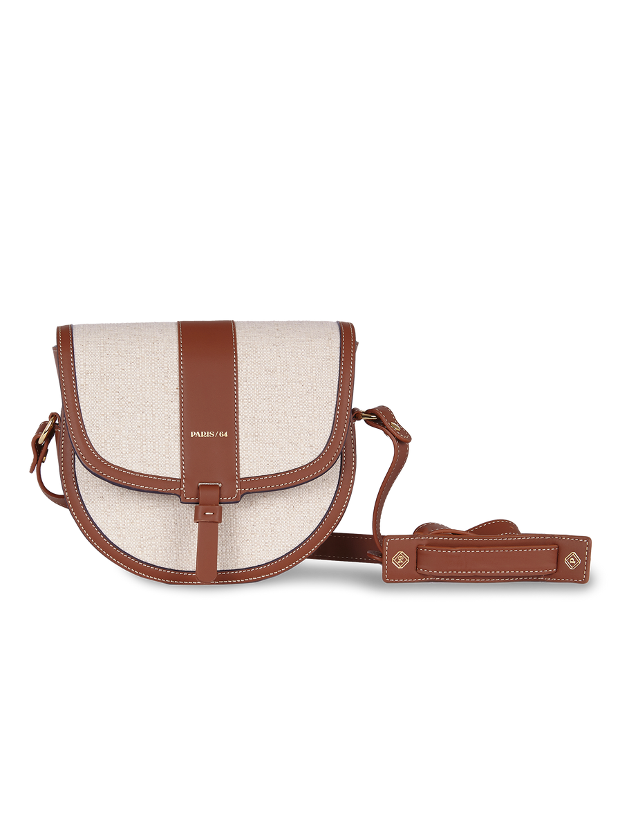 Windsor Rafia & Chocolate Bag by PARIS/64