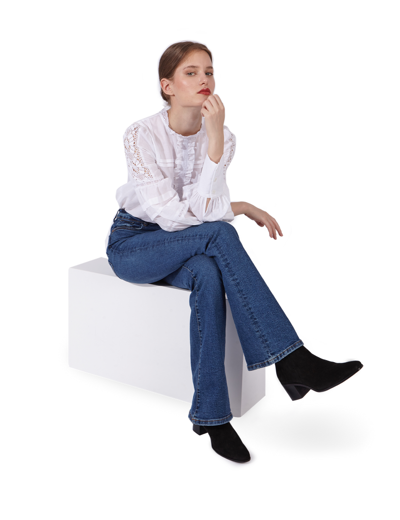 Botín Charlotte Ante Black PARIS/64