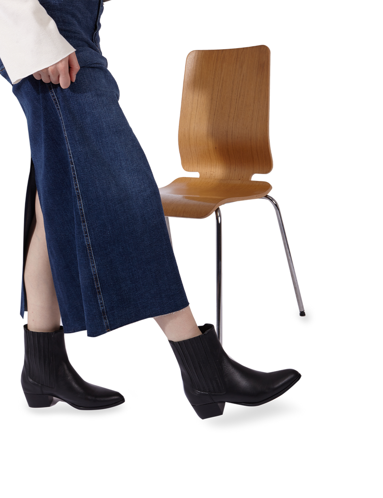 Botín Olivia Black PARIS/64