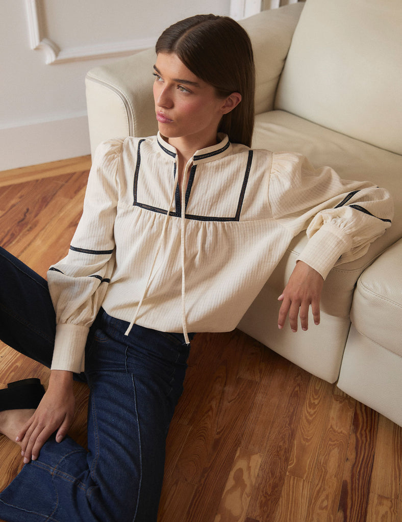 Blusa Brigitte Cream - PARIS/64