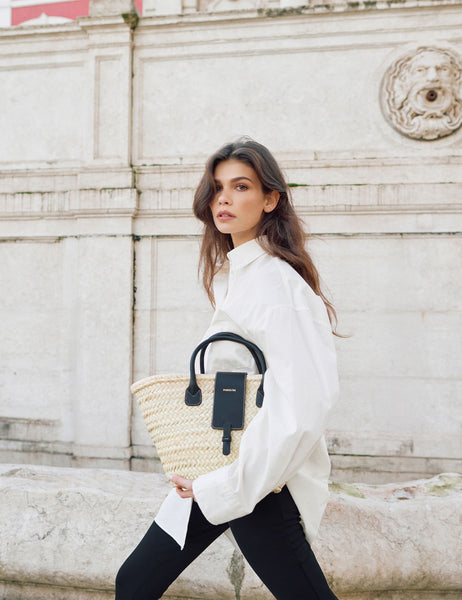 【新品】PARIS/64 かごバッグ｜Oh Là Là Black Basket Oh Là Là Black Basket Bag by PARIS/64