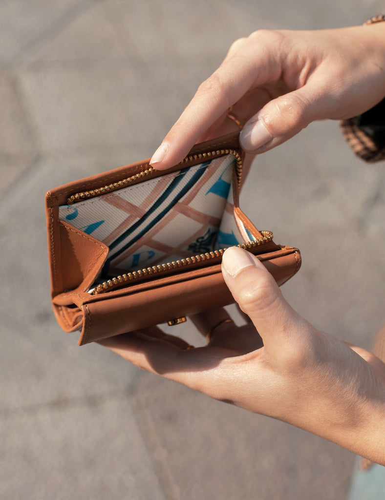 Cartera Mini Rivoli Caramel - PARIS/64