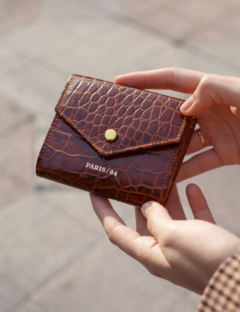 Cartera Mini Rivoli Coco Cognac - PARIS/64