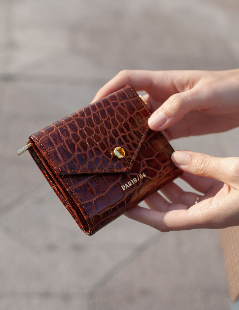 Cartera Mini Rivoli Coco Cognac - PARIS/64