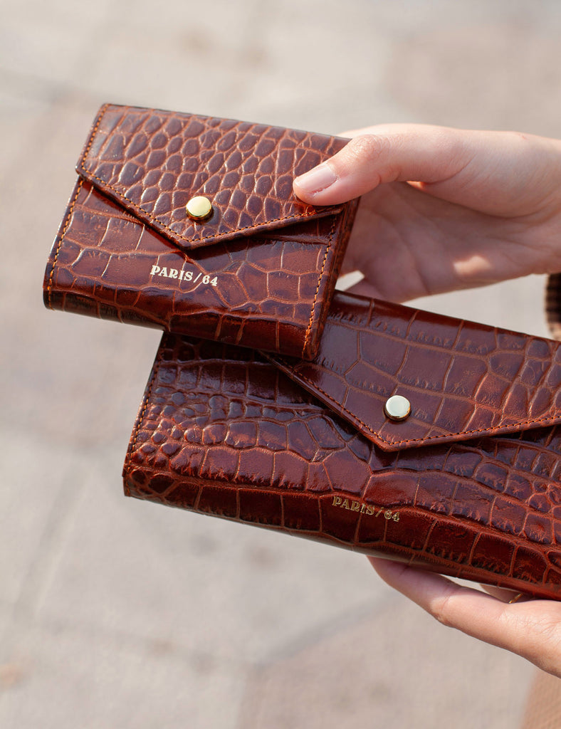 Cartera Mini Rivoli Coco Cognac - PARIS/64