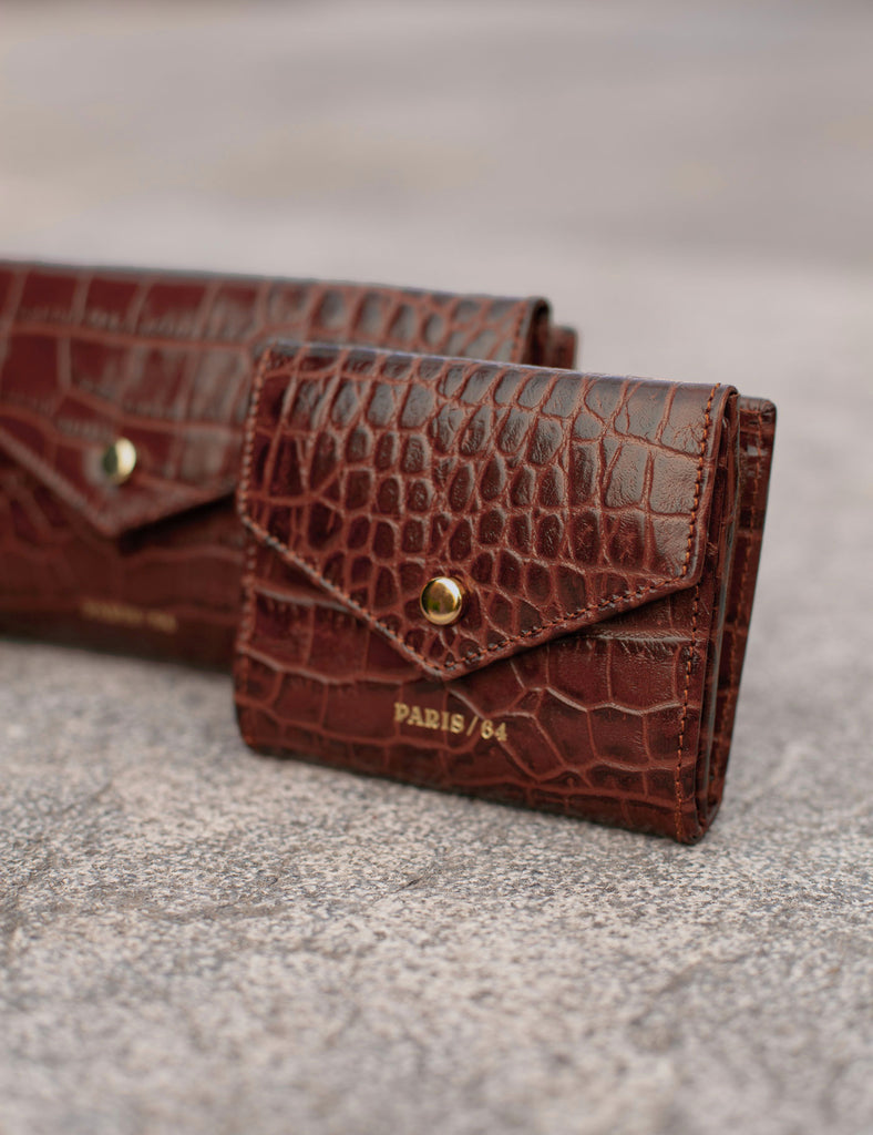 Cartera Mini Rivoli Coco Cognac - PARIS/64