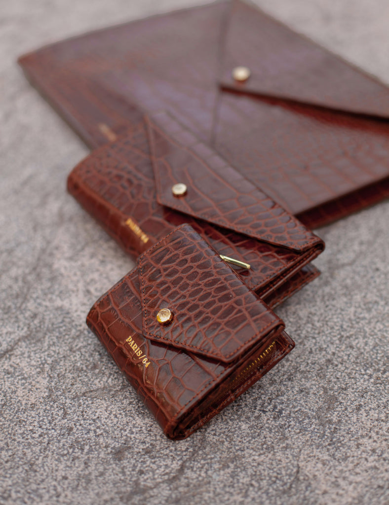 Cartera Mini Rivoli Coco Cognac - PARIS/64