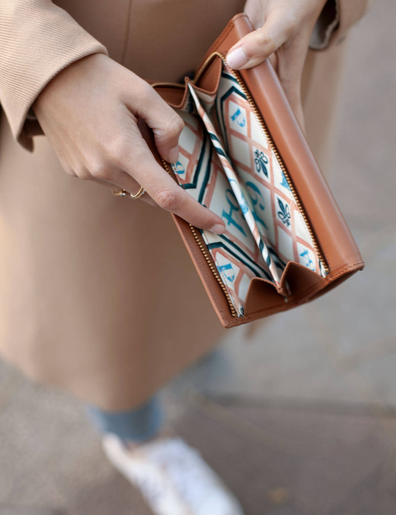 Cartera Rivoli Caramel - PARIS/64