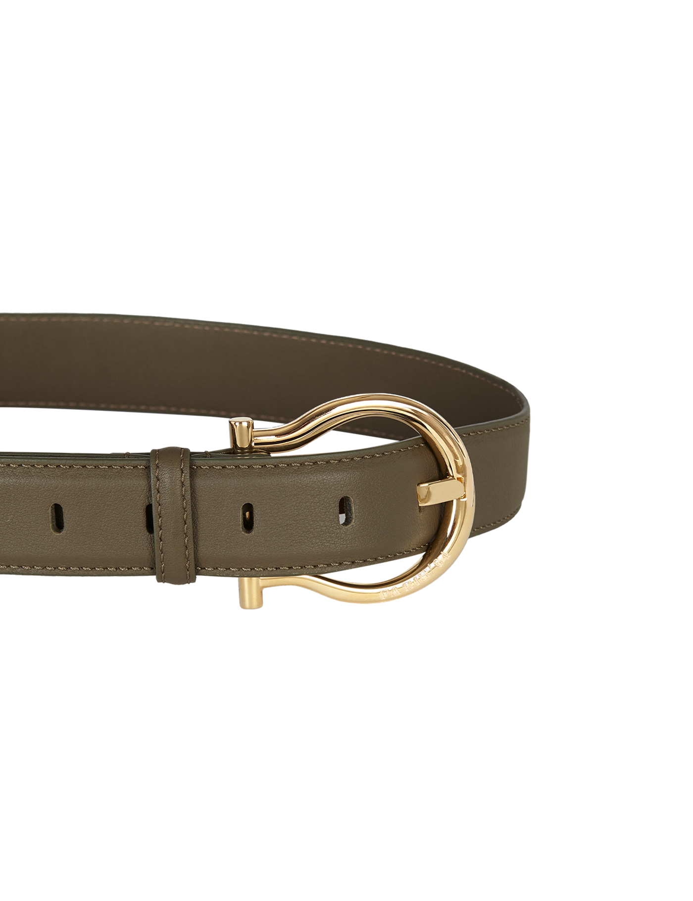 Audrey Dark Olive Belt ベルト by PARIS/64