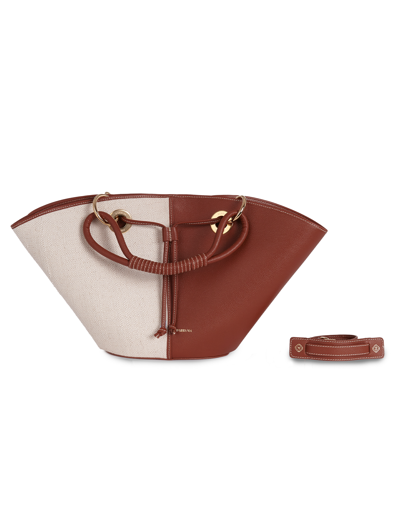 Bolso Fleur Rafia & Chocolate by PARIS/64