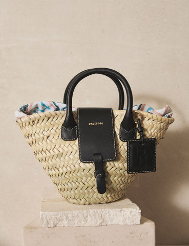 Oh Là Là Black Mini Basket Bag