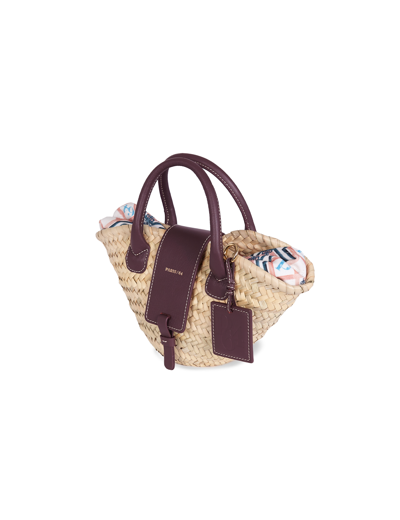 Oh Là Là Burdeos Mini Basket Bag by PARIS/64 Oh Là Là Burdeos Mini Basket Bag by PARIS/64