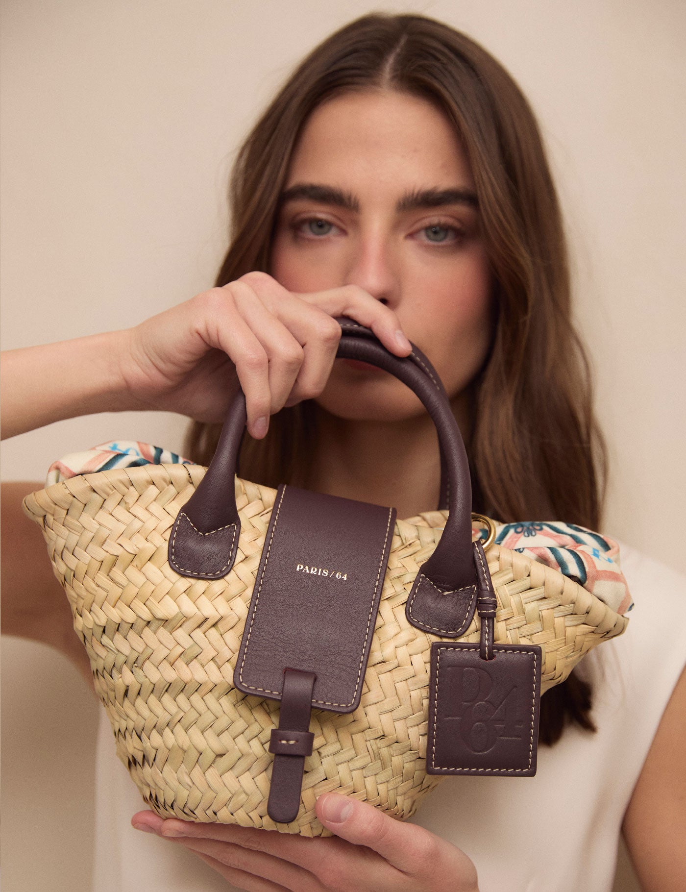 Oh Là Là Burdeos Mini Basket Bag by PARIS/64