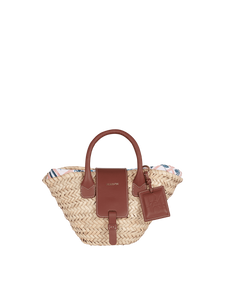 Oh Là Là Chocolate Mini Basket Bag by PARIS/64 Oh Là Là Chocolate Mini Basket Bag by PARIS/64
