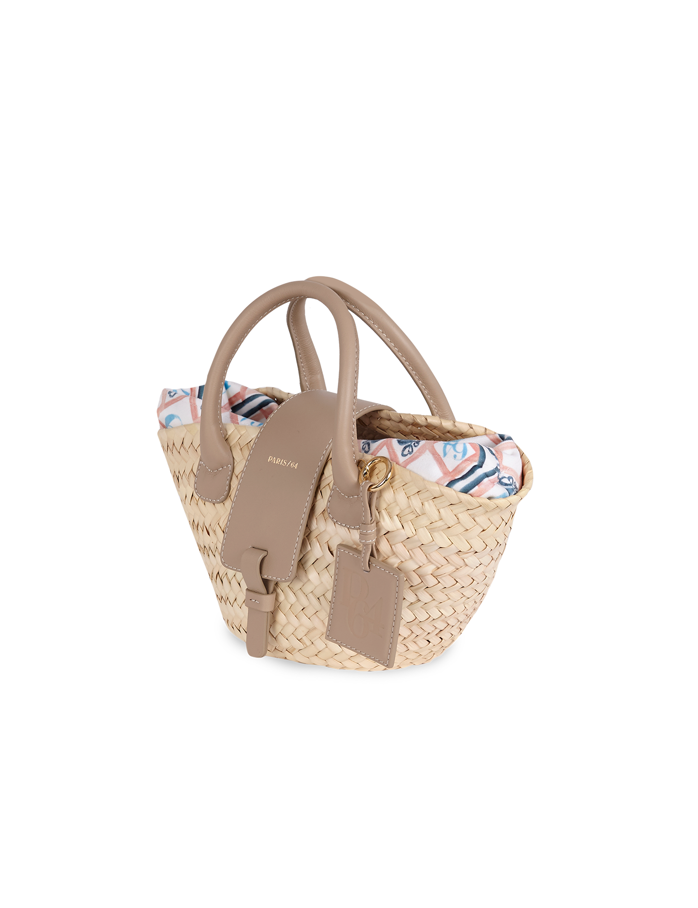 Oh Là Là Taupe Mini Basket Bag by PARIS/64 Oh Là Là Taupe Mini Basket Bag by PARIS/64
