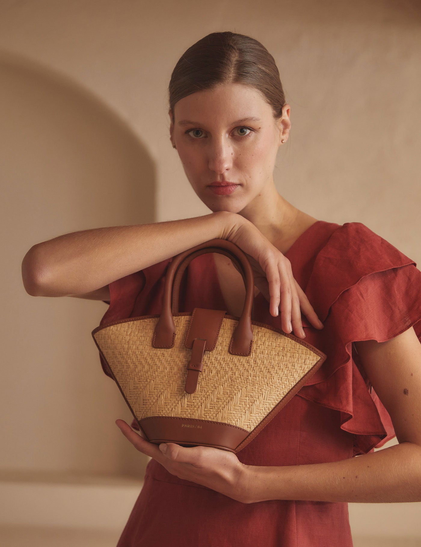 Mini Lumière Palma & Chocolate Bag by PARIS/64 Mini Lumière Palma & Chocolate Bag by PARIS/64