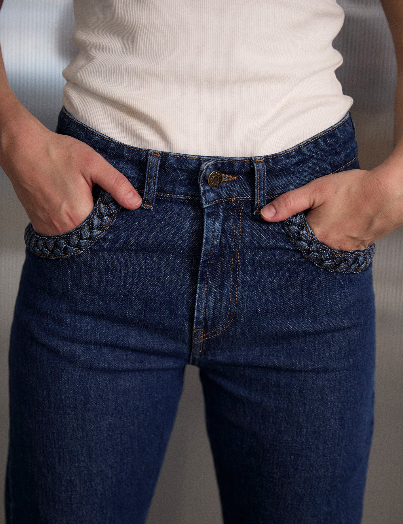 Denim P64 Dark Blue Pants by PARIS/64