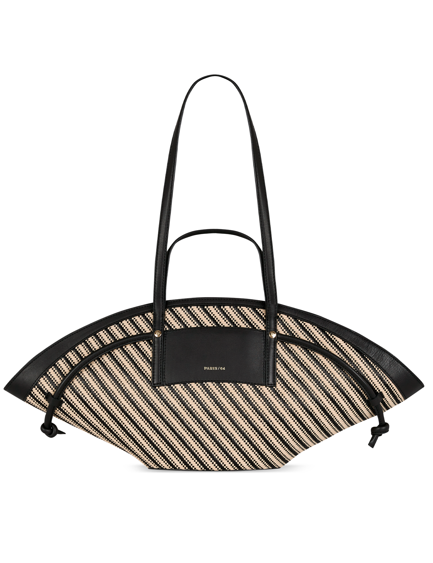 Rivière Stripes Black Bag by PARIS/64