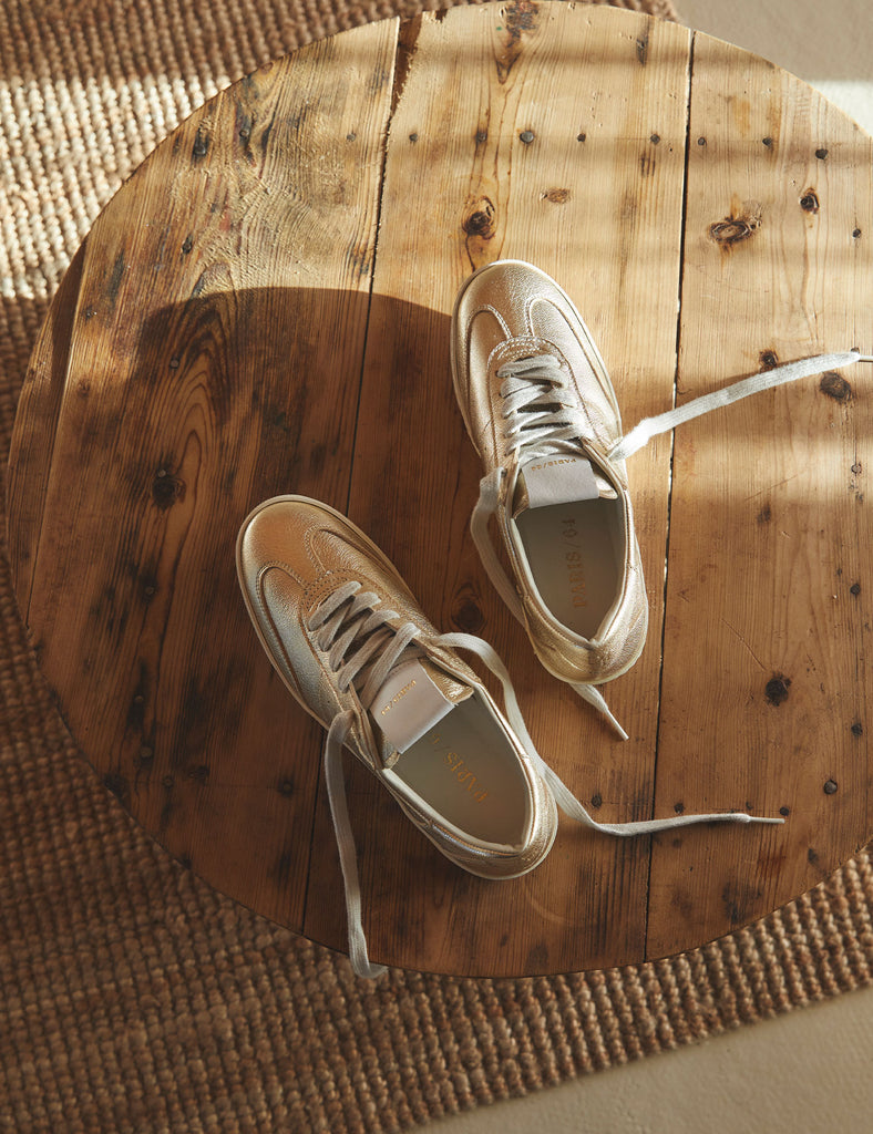 Sneaker Retro P64 Gold - PARIS/64